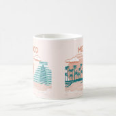 トゥルム,メキシコ,旅行アート,レトロ コーヒーマグカップ (中央)