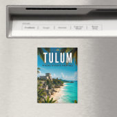 🌴 トゥルム メキシコ 海岸の逃避行 マグネット (インサイチュ (食洗機))