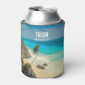 トゥルム，メキシコ – 熱帯ビーチ楽園 缶クーラー (缶正面)