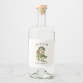 トゥルム レパード トロピカル バチェロレッテ ウィークエンド リキュールボトルラベル (正面)