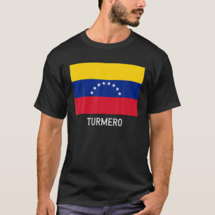 トゥルメロベネズエラ国旗のエンブレムエスクドバンデラクレスト Tシャツ