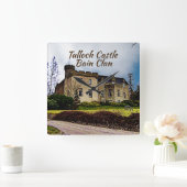 トゥルロック城 – ベインクラン スクエア壁時計 (ホーム)