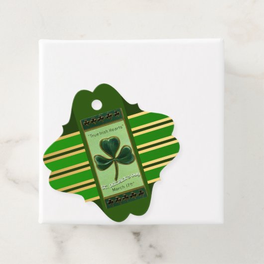 トゥルーアイリッシュハートセントパトリックの日ありがとうFT フェイバータグ (インサイチュ)