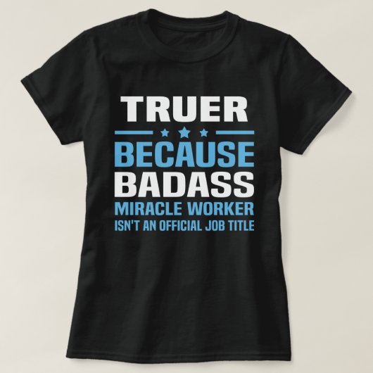 トゥルーア Tシャツ (デザイン正面)