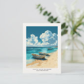 トゥルーオビッシュモーリシャス旅行はがき ポストカード (スタンド正面)