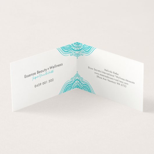 トゥルーコイズマンダラ 名刺 (内部)