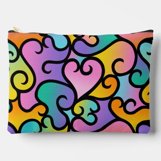 トゥルーシェードオブラヴプリントカットソーバッグ アクセサリーポーチ (正面)