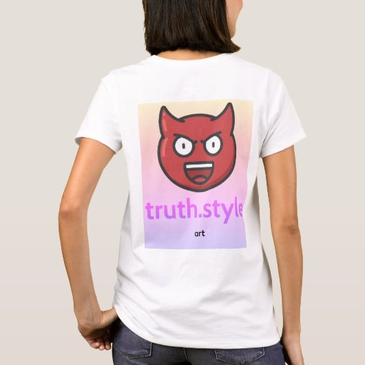 トゥルーススタイル Tシャツ (裏面)
