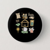 トゥルーストーリールケイエズス出生宗教クリスチャン 缶バッジ (正面)