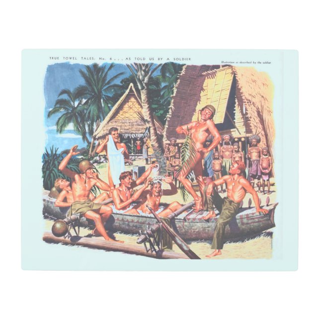 トゥルータオルテイルズNo.6 of 6メタルプリント メタルプリント (正面)