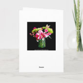 トゥルーフレンドハッピーバースデー、スターガーザーリリユブーケ カード (裏面)