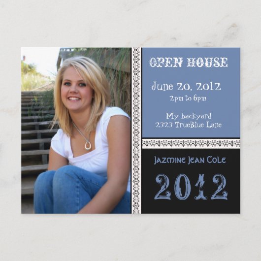 トゥルーブルーオープンハウスはがき インビテーションポストカード (正面)