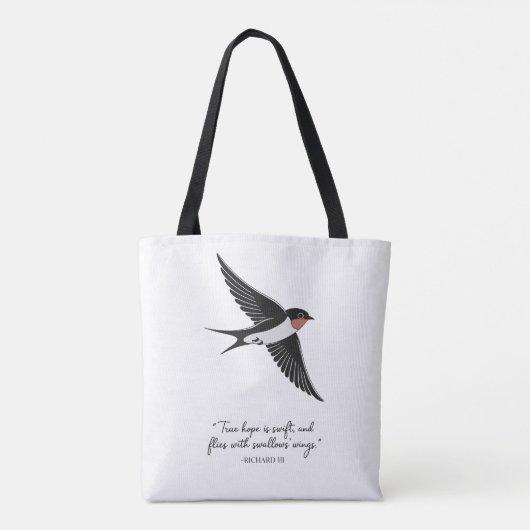 トゥルーホープ:シンプルシック引用文 トートバッグ (裏面)