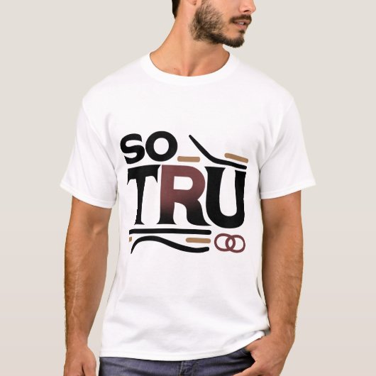 トゥルーメンズショートスリーブティー Tシャツ (正面)