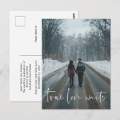 トゥルーラブウェイツ 結婚延期 お知らせポストカード ポストカード (正面/裏面)