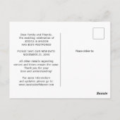 トゥルーラブウェイツ 結婚延期 お知らせポストカード ポストカード (裏面)