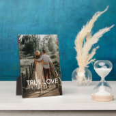 トゥルーラブカップルの写真 フォトプラーク (側面)