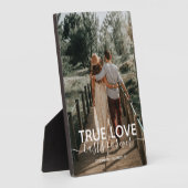 トゥルーラブカップルの写真 フォトプラーク (側面)