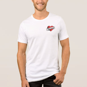 トゥルーラブタトゥーハート クラシックロマンスデザイン トライブレンドTシャツ