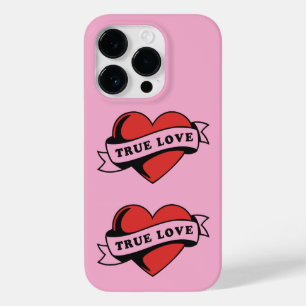 トゥルーラブタトゥーハート   クラシックロマンスデザイン Case-Mate iPhone 14 PROケース
