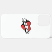 トゥルーラブタトゥーハート | クラシックロマンスデザイン Case-Mate iPhoneケース (裏面 (横))