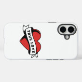 トゥルーラブタトゥーハート | クラシックロマンスデザイン Case-Mate iPhoneケース (裏面 (横))