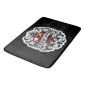 トゥルーラブハートタトゥーステッカースタイル 芸術的 バスマット (アングル)