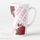 トゥルーラブバラロマンチックバレンタインデー カフェラテマグ (右)