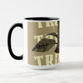 トゥルーラブバラロマンチックバレンタインデーB&W マグカップ (左)