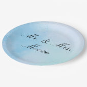 「トゥルーラブブルー」紙プレート ペーパープレート (アングル)