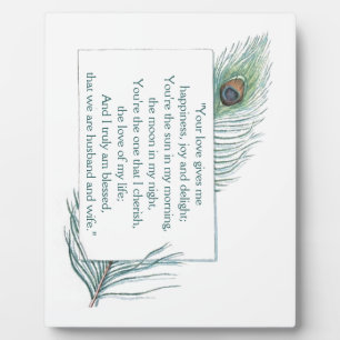 トゥルーラブ引用文夫結婚妻のプラーク フォトプラーク