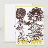 トゥルーラブ招待状 招待状 (正面/裏面)