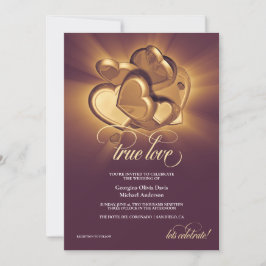 トゥルーラブ ウェディング アナウンスメント 案内状