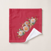 トゥルーレッドピーチバラ バスタオルセット (ウォッシュタオル)