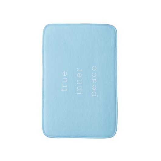 トゥルー・インナー・ピース ミニマル バスマット (正面縦)