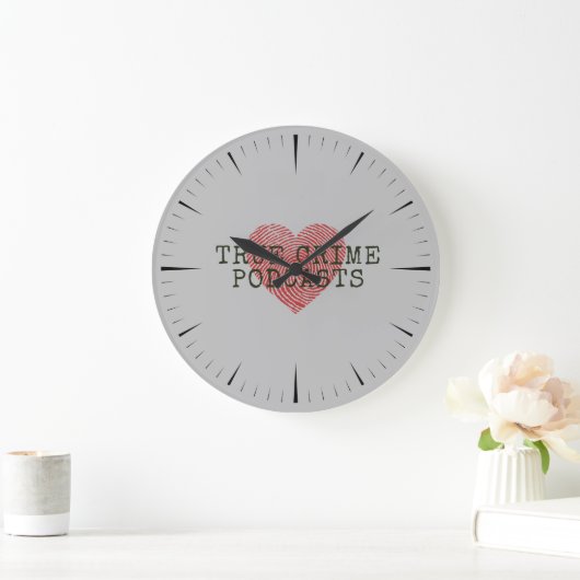 トゥルー・クライム・ポッドキャスト・ファン ラージ壁時計 (ホーム)