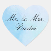 "トゥルー・ラブ・ブルー" ハートシール (正面)