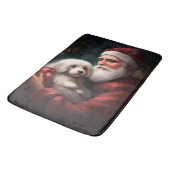 トゥレアルコットンとサンタクロースのクリスマス バスマット (アングル)