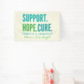 トゥレットのカスタムサポート希望キュールバナーサイン 横断幕 (インサイチュ)