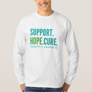 トゥレットのサポート希望を癒す長袖Tシャツ Tシャツ