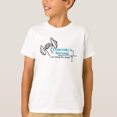 トゥレットの強いキッズTシャツ Tシャツ (正面)