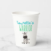 トゥレットの戦士かわいい子供たち紙カップ 紙コップ (裏面)