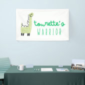 トゥレットの戦士認識度かわいいバナーのサイン 横断幕 (トレードショー)