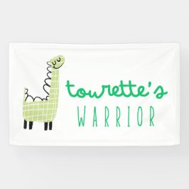 トゥレットの戦士認識度かわいいバナーのサイン 横断幕