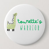 トゥレットの戦士認識度かわいいボタンギフト 缶バッジ (正面)