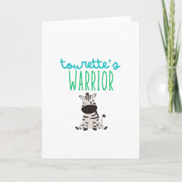 トゥレットの戦士認識度かわいい招待状カード カード