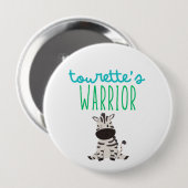 トゥレットの戦士認識度キッズかわいいボタン 缶バッジ (正面&裏面)
