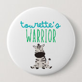 トゥレットの戦士認識度キッズかわいいボタン 缶バッジ (正面)