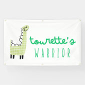 トゥレットの戦士認識度屋外バナーサイン 横断幕 (横)