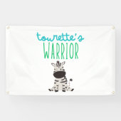 トゥレットの戦士認識度屋外バナーサイン 横断幕 (横)